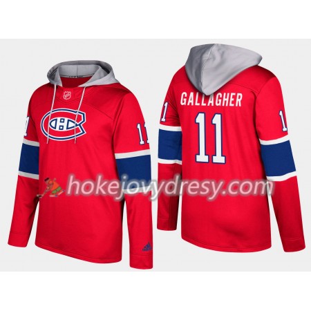 Montreal Canadiens Brendan Gallagher 11 N001 Pullover Mikiny Hooded - Pánské